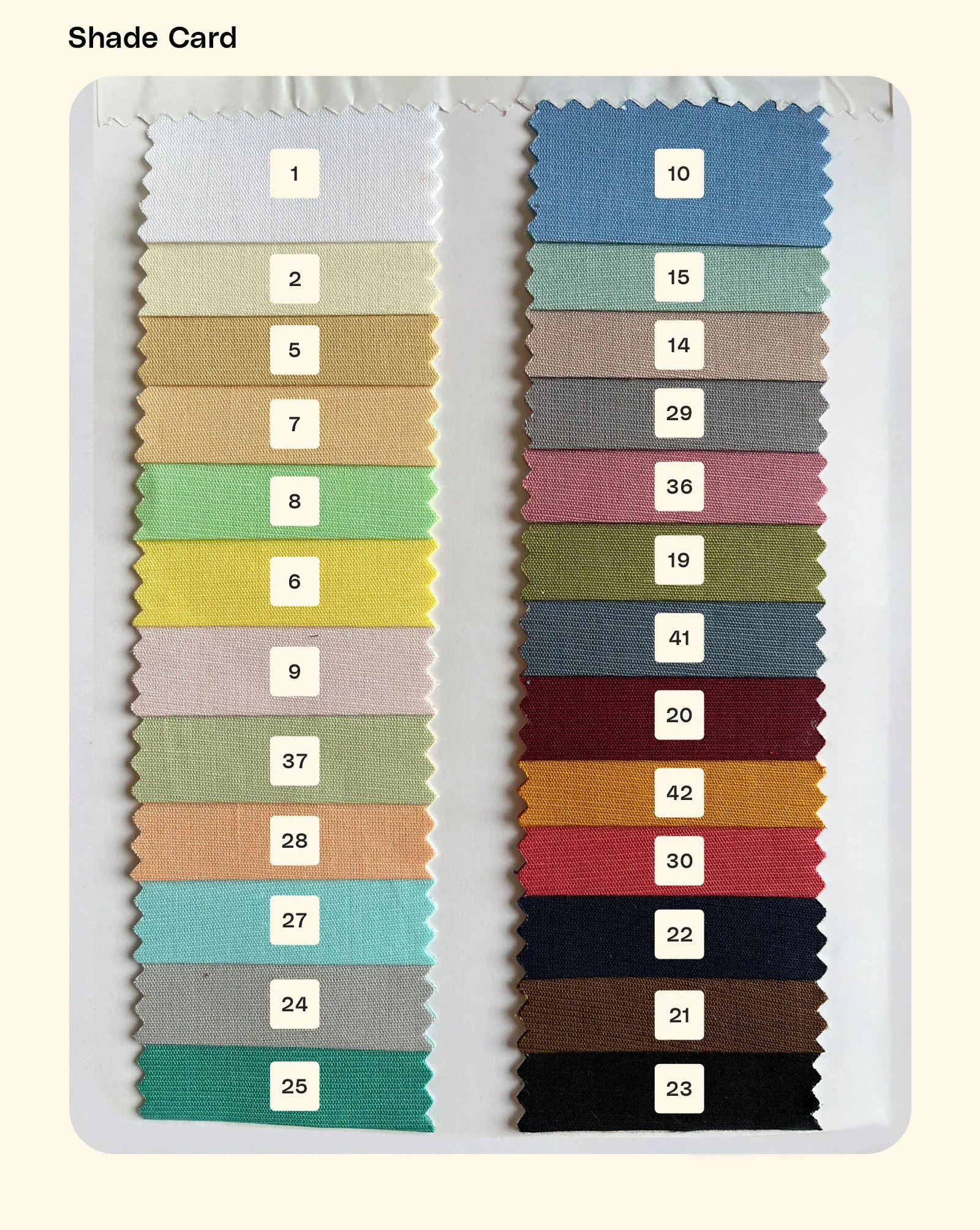 70% Cotton 30% Linen Mill Dyed Fabric 58"