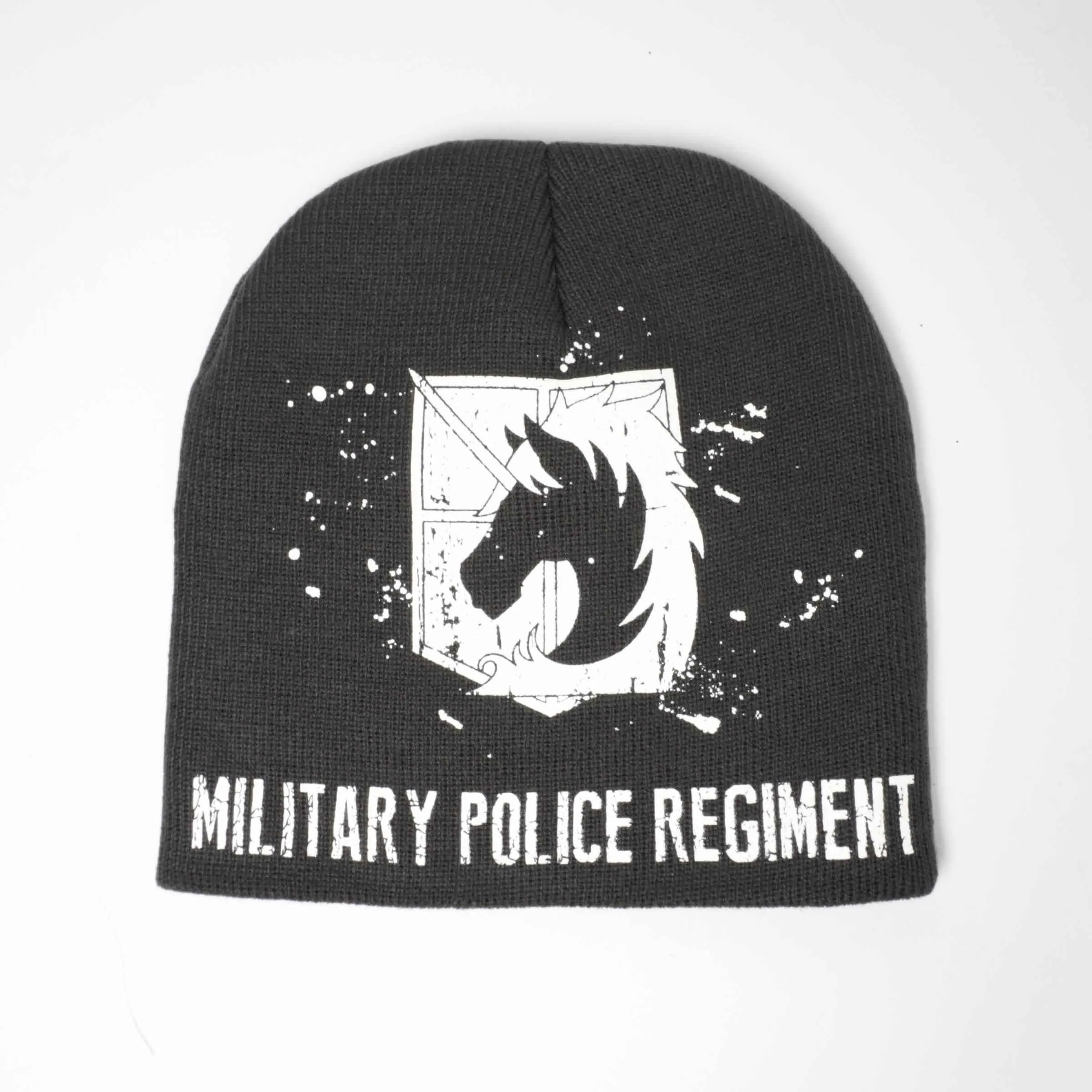Attack On Titan Military Police Regiment Symbol Unfold Beanie
