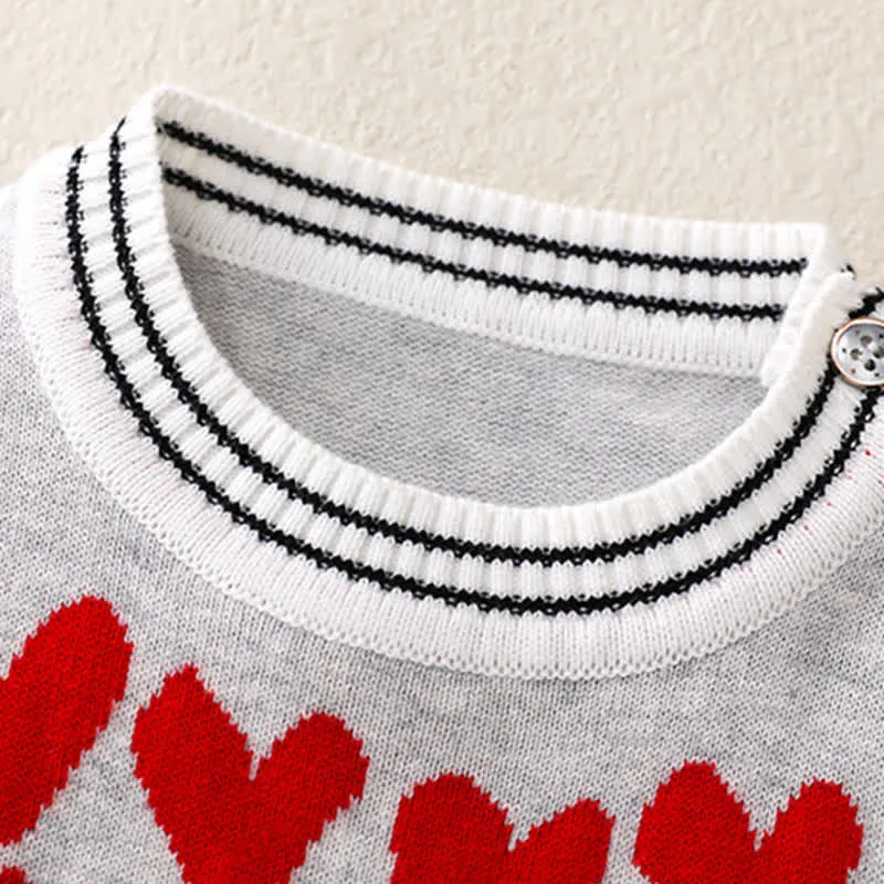 Baby Heart Knitted Casual Vest