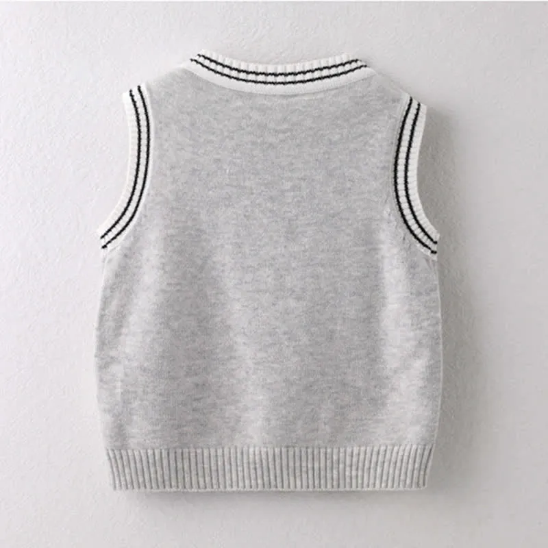 Baby Heart Knitted Casual Vest
