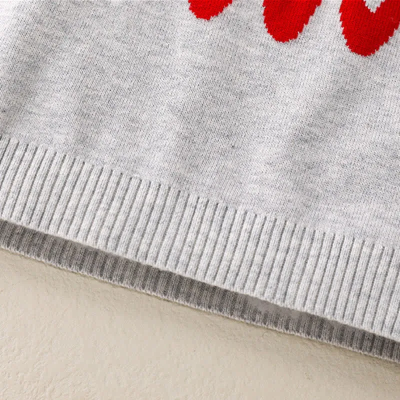 Baby Heart Knitted Casual Vest
