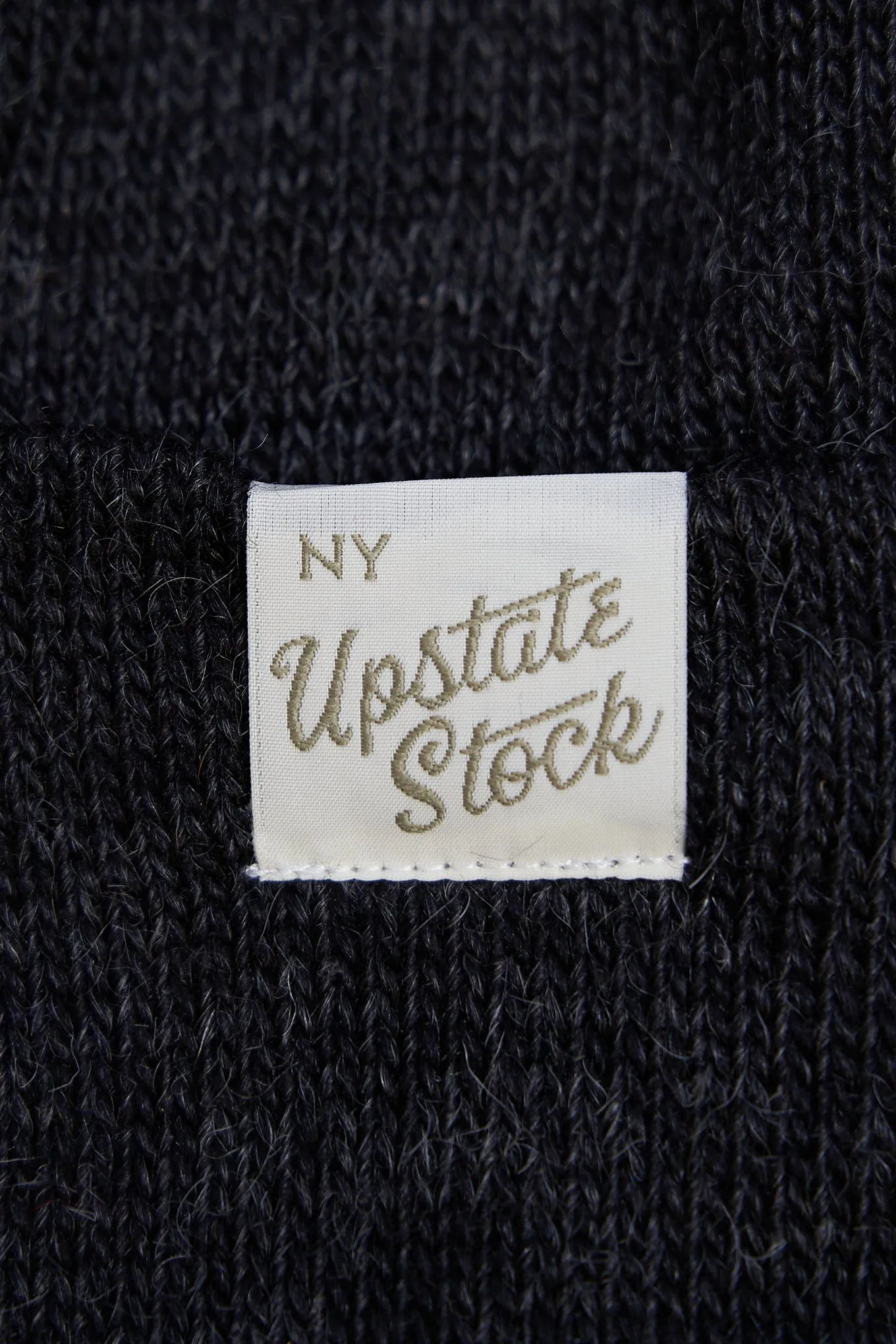 Black American Mohair Beanie