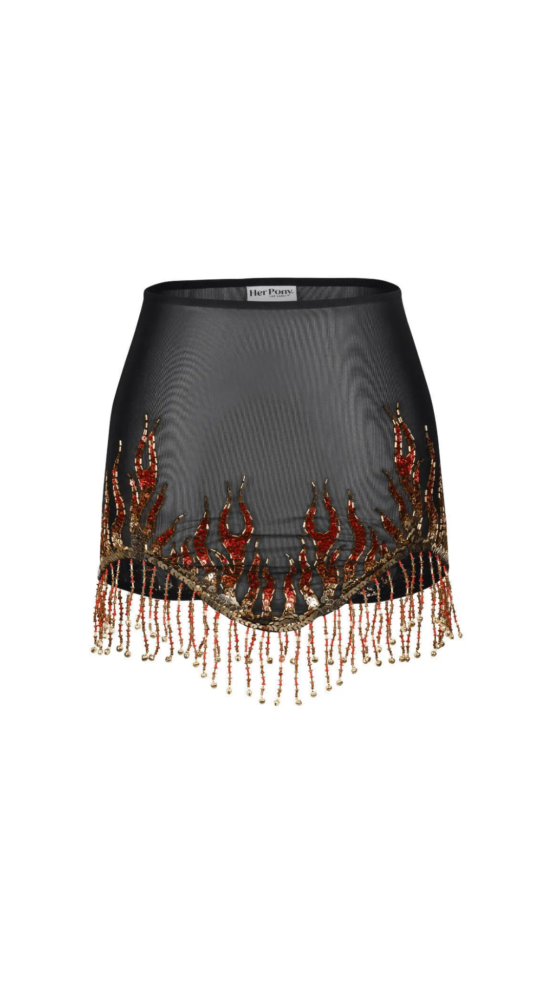 BLAZE SEQUIN SPARKLE SHIMMY SKIRT