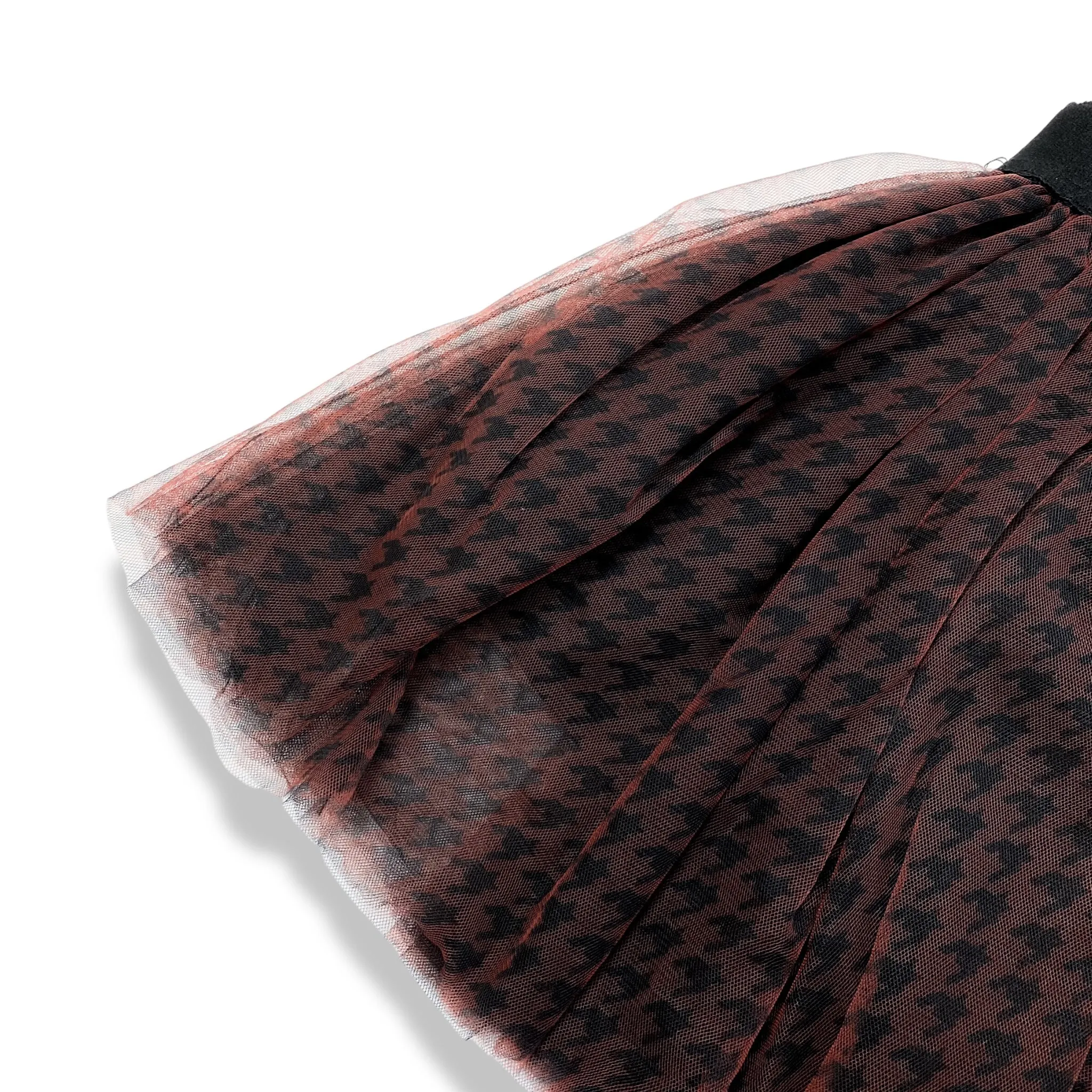 Brown Houndstooth Tutu