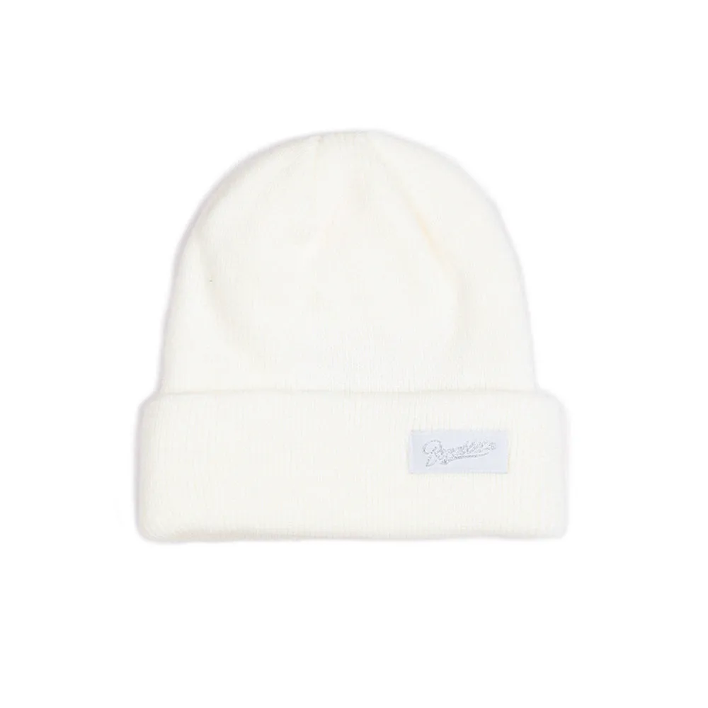 BS GLOSSY WAPPEN BEANIE IVORY