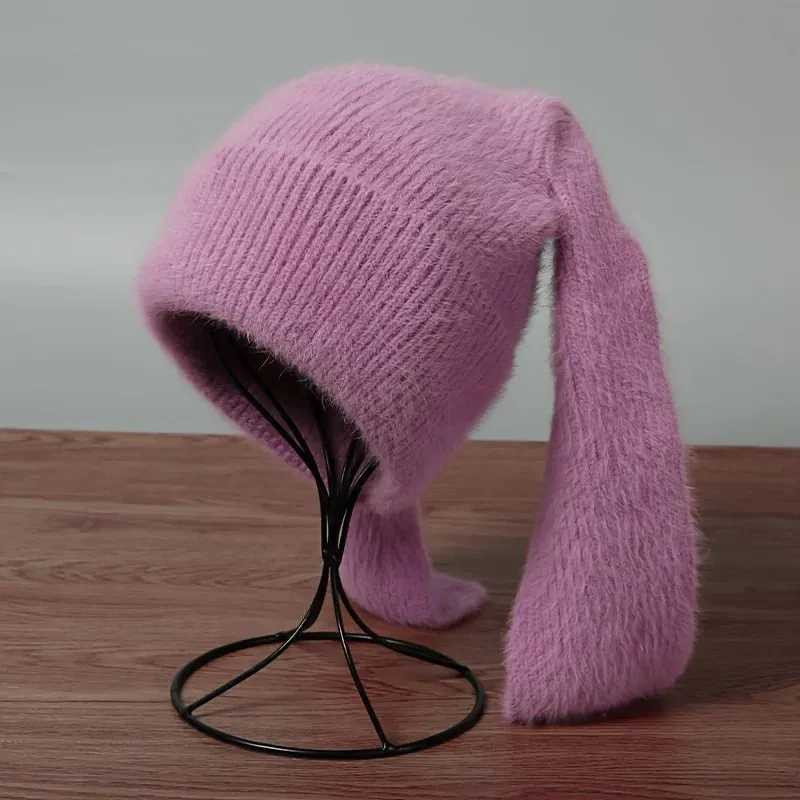 Cashmere Knitted Warm Versatile Ear Protection High-end Cute Gift Hat