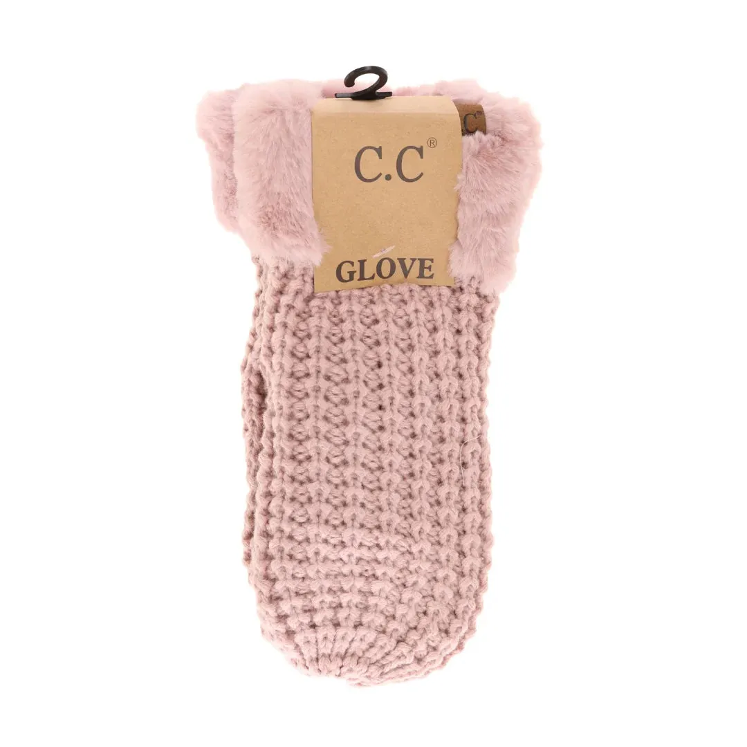 C.C Beanie - Waffle Knit Mittens