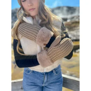 C.C Beanie - Waffle Knit Mittens