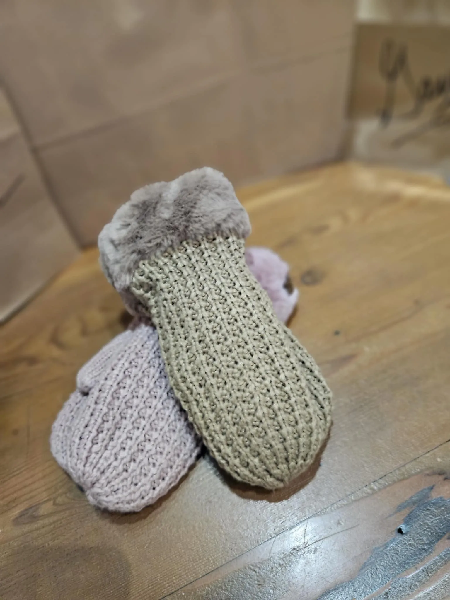 C.C Beanie - Waffle Knit Mittens