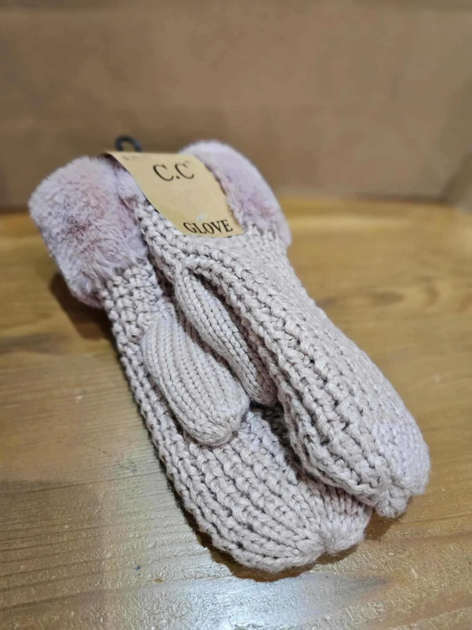C.C Beanie - Waffle Knit Mittens