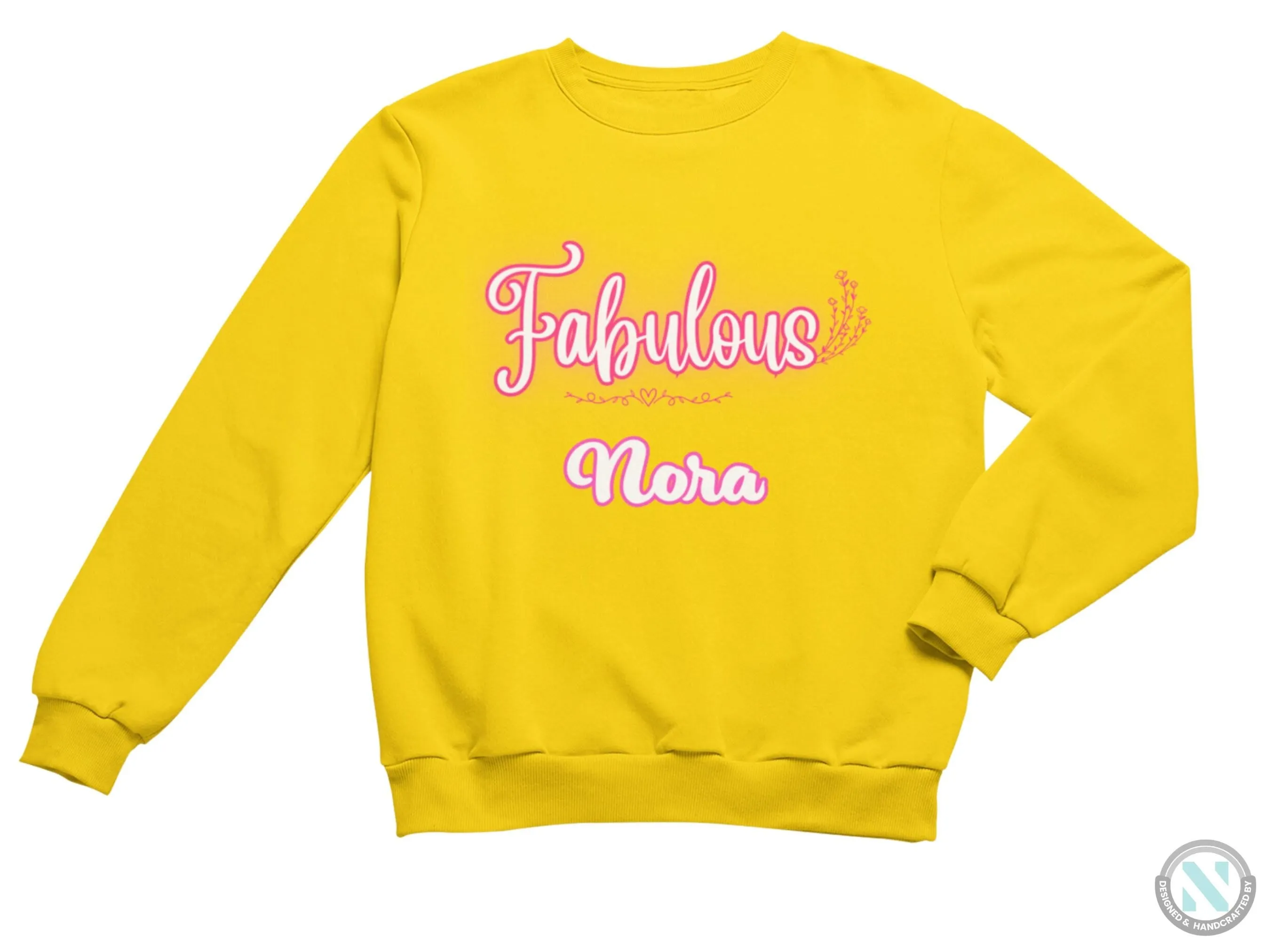Custom Jumper Toddler Girls Sweatshirt Gift with Fabulous Text
