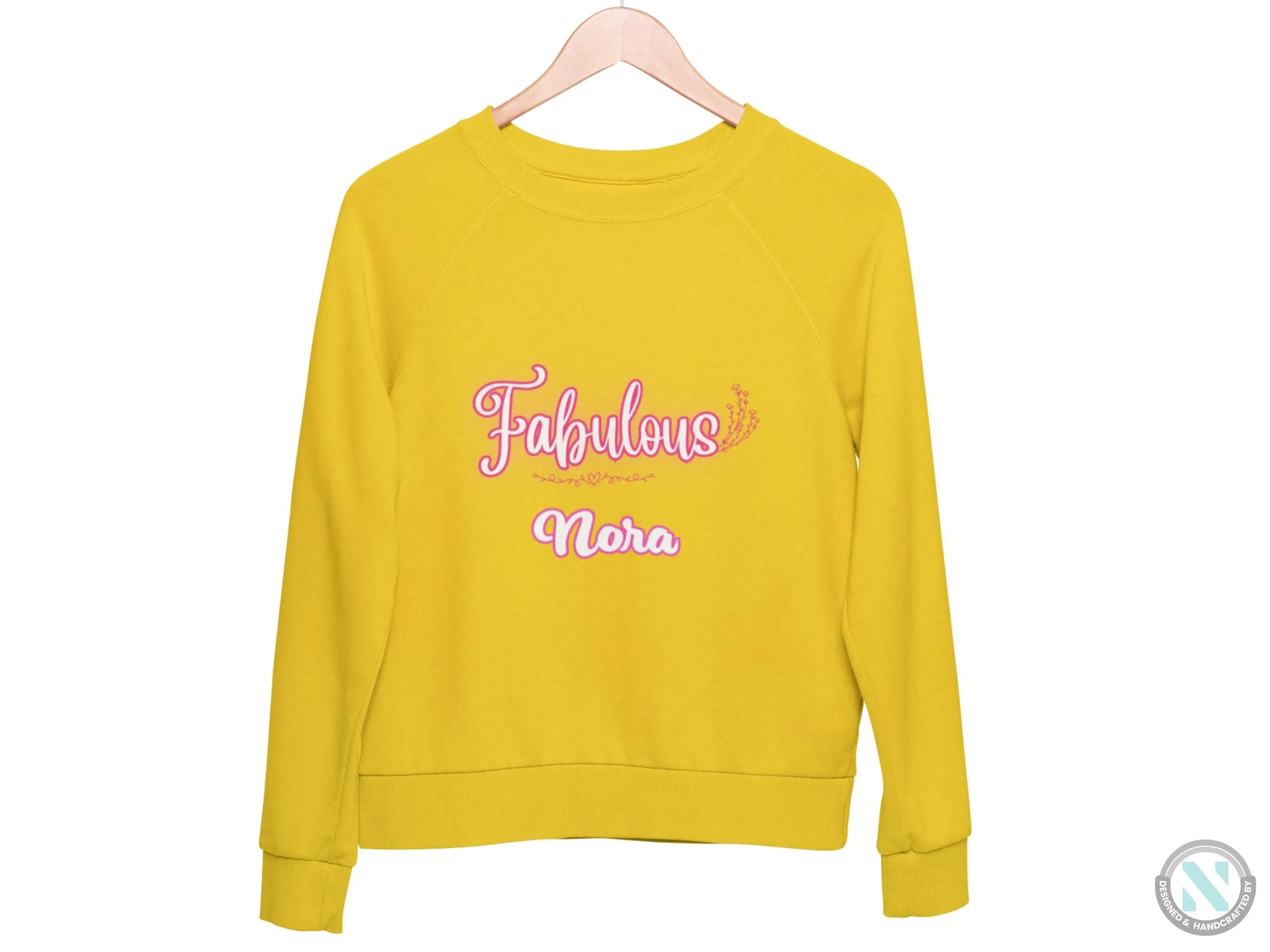 Custom Jumper Toddler Girls Sweatshirt Gift with Fabulous Text