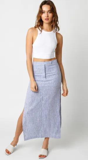 Denim Emory Midi Skirt