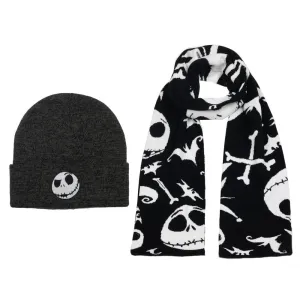 Disney - The Nightmare Before Christmas Beanie & Scarf Combo