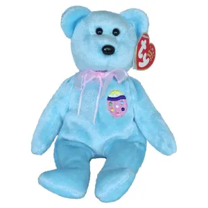 Eggs II - TY Beanie Baby Pink Plush Easter Bear