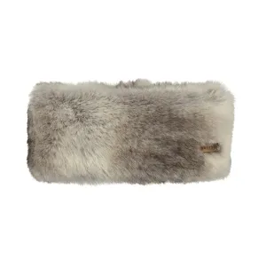 Faux Fur Headband - Heather Brown