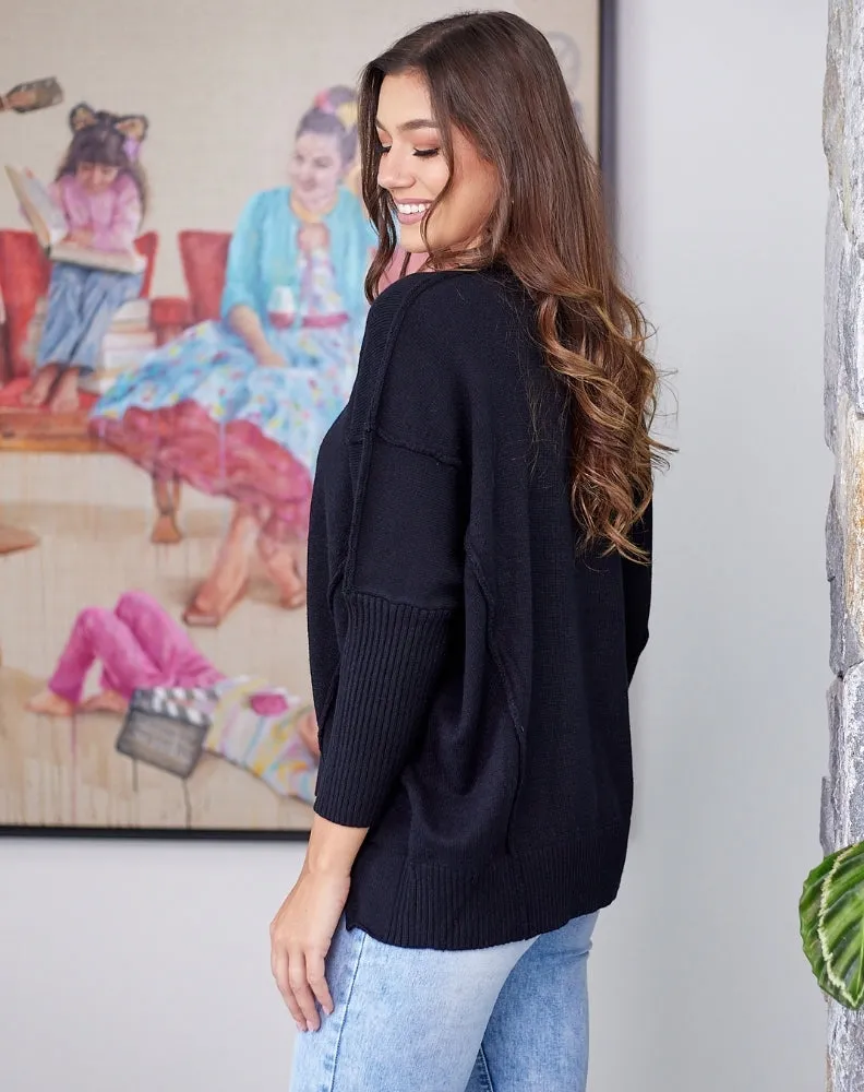 Freez Monique Knit Black