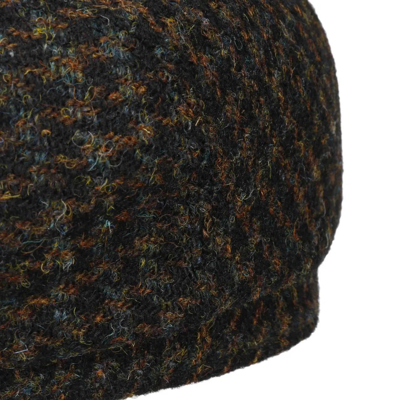 Harris Tweed Houndstooth Driver Cap by Stetson