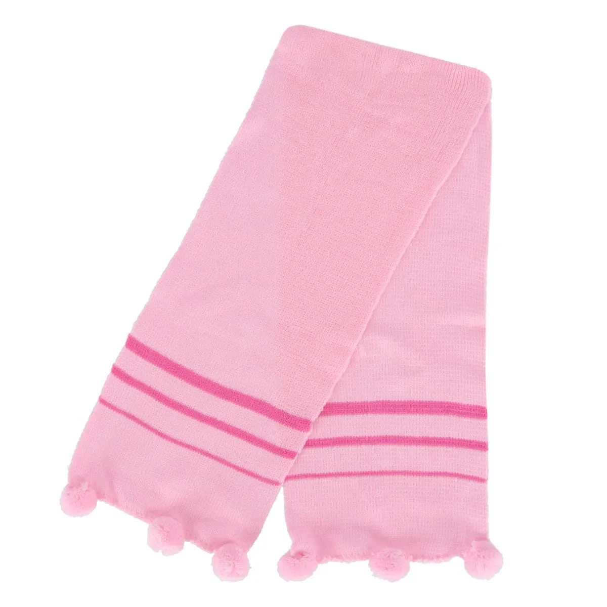 Heat Trendz Girl's One Size Fits Most Stripe Butterfly Hat Gloves and Scarf Winter Set