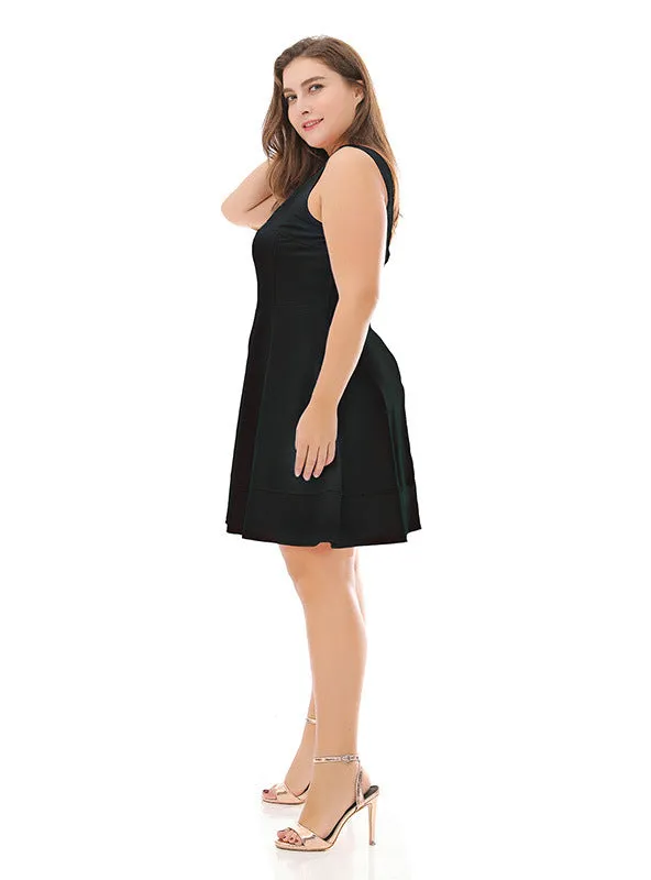 Knitted Sleeveless Vest Bottoming Dress