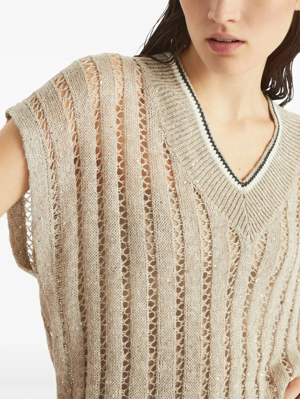 KNITTED VEST