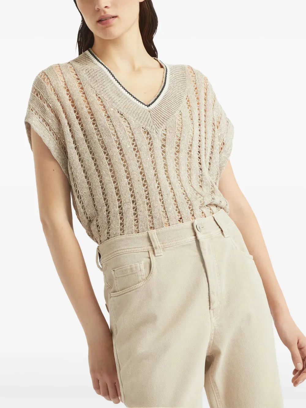 KNITTED VEST