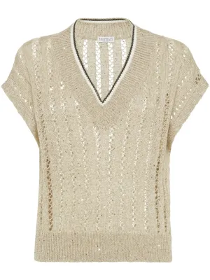 KNITTED VEST
