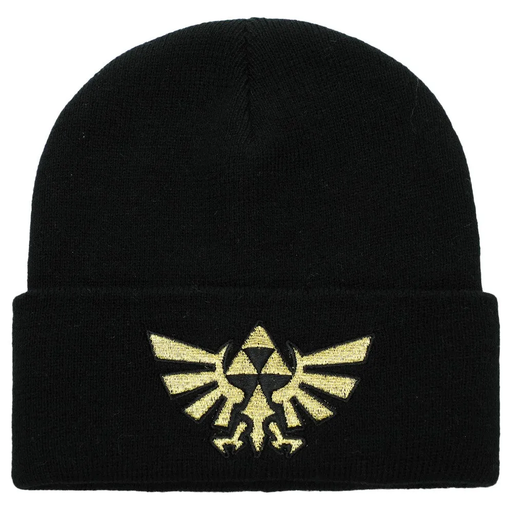 Legend of Zelda Crest Logo EMB. Peek-a Boo Beanie
