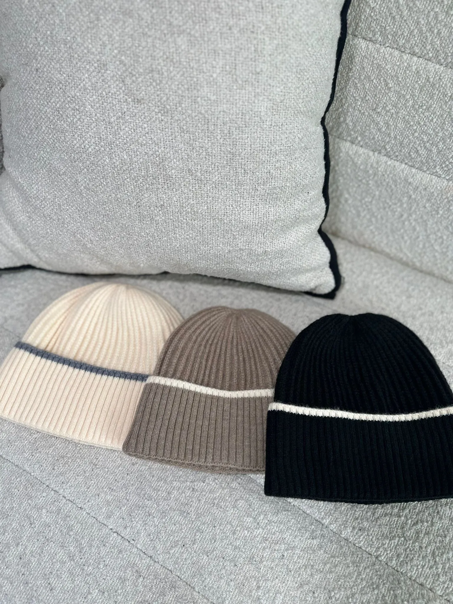 Luxe Cuffed Beanie (Cream)