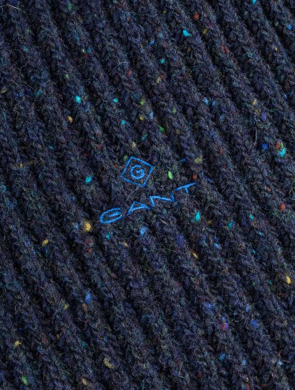 Neps Ribbed Crew Neck Sweater Evening Blue