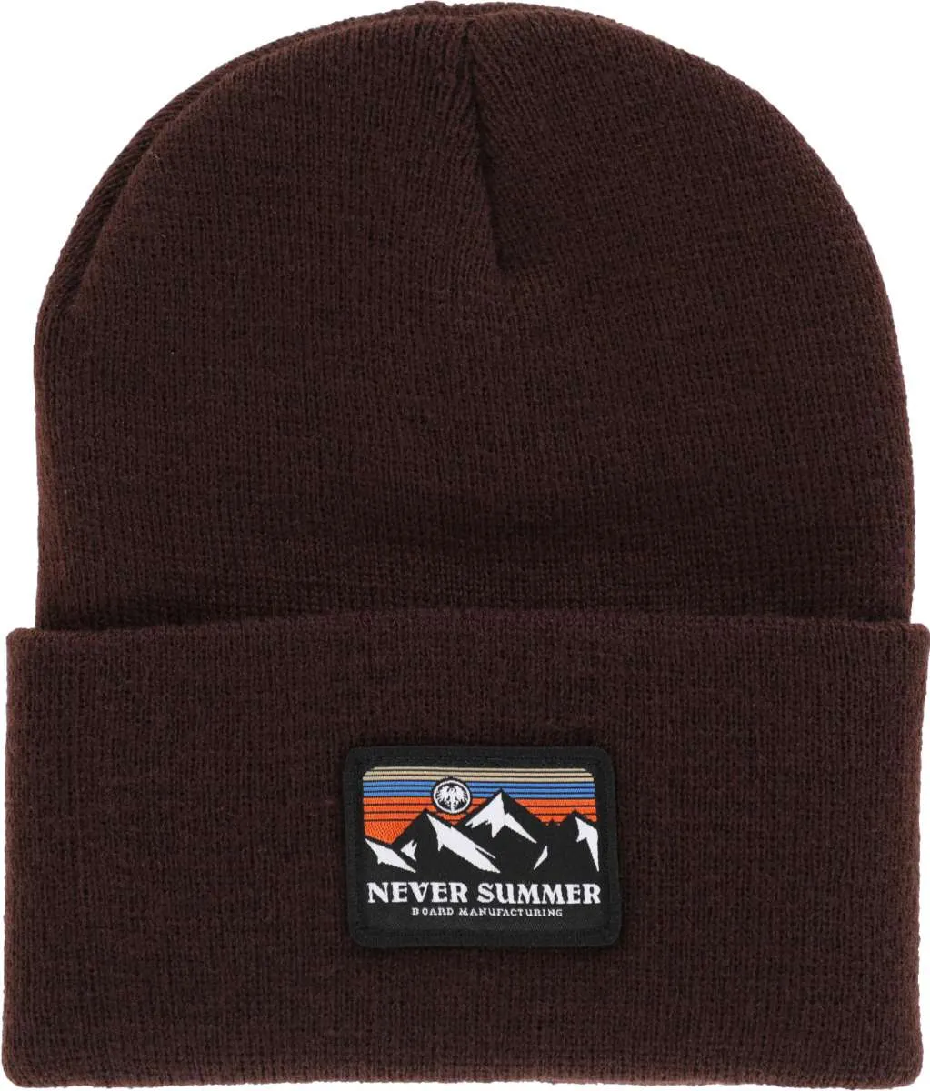 Never Summer Retro Sunset Cuff Beanie 2024
