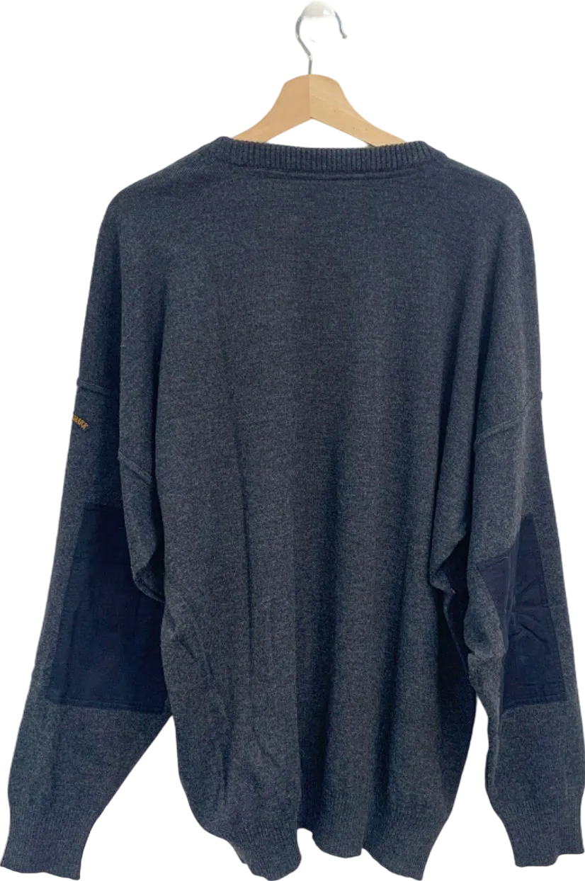 Paul & Shark Charcoal Wool Acrylic Blend Jumper UK XXL