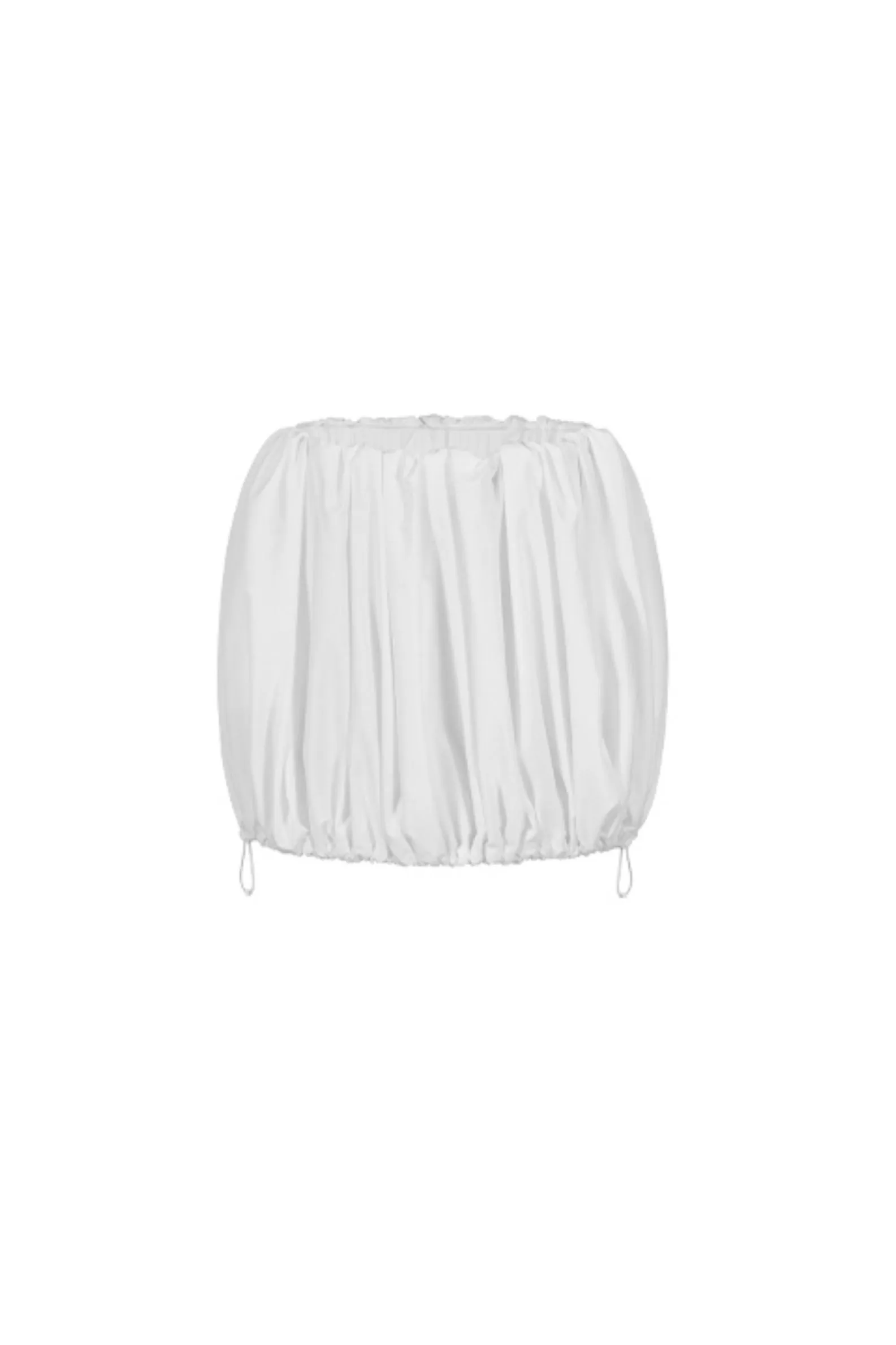 Preppy Mid-Rise Bubble Skirt