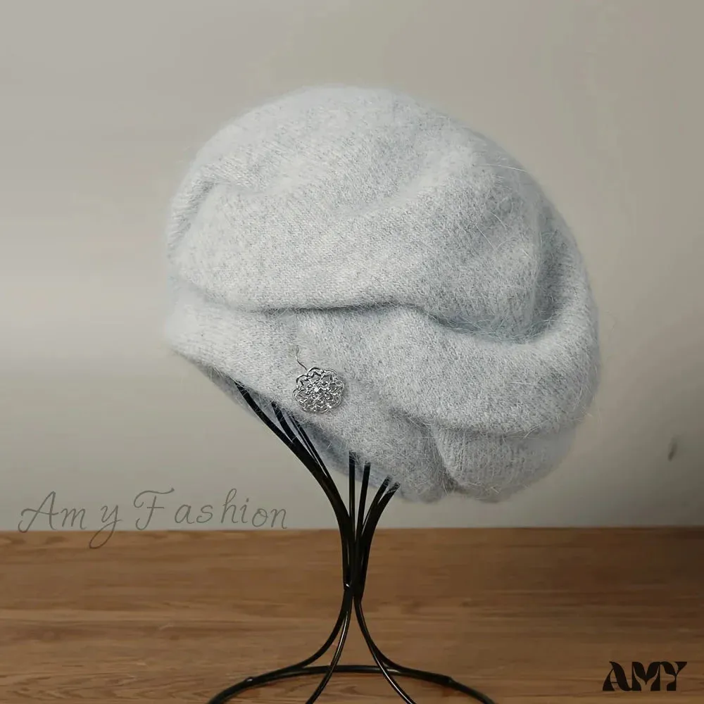Rabbit Fur Large Circumference Fashion Versatile Hat
