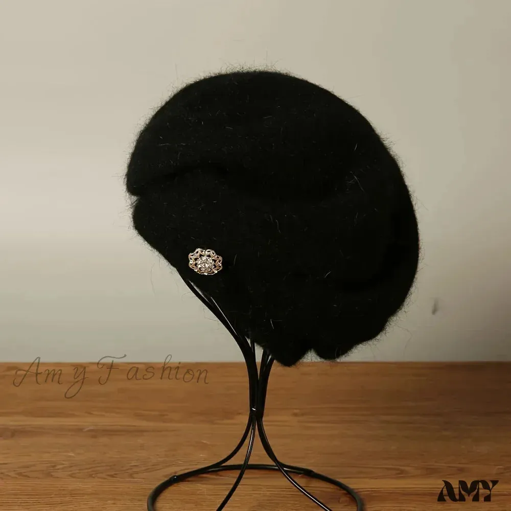 Rabbit Fur Large Circumference Fashion Versatile Hat