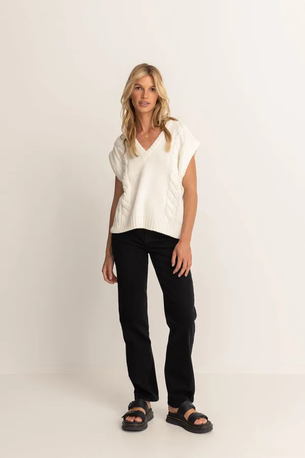 Rhythm Finley Cable Knit Vest