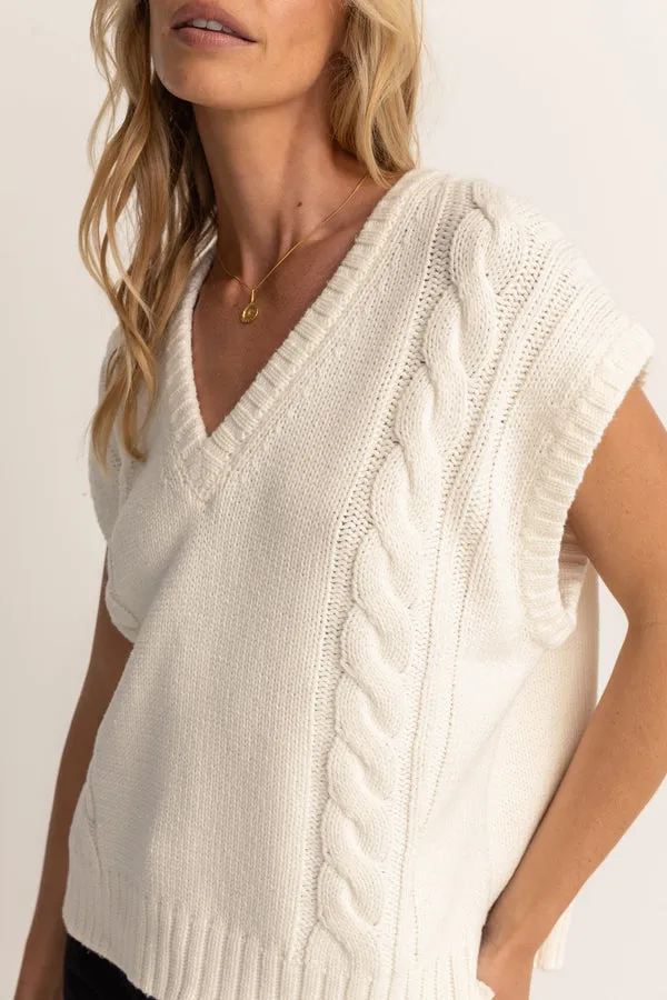 Rhythm Finley Cable Knit Vest