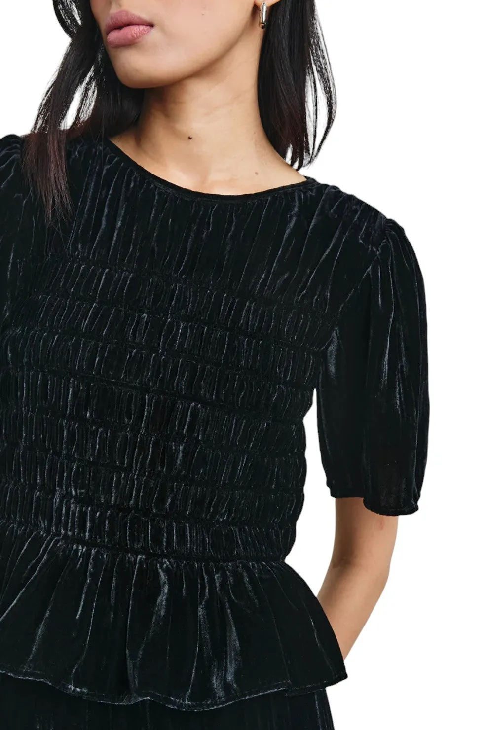 Rosie Top - Black Velvet