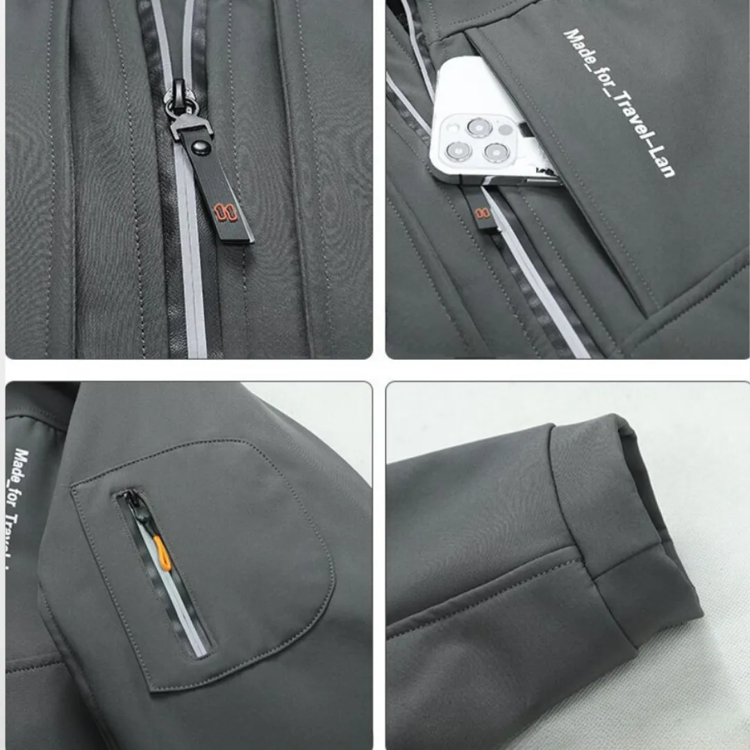 Ryan – Men's Winter Outdoor Jacket – Fleece Lining, Waterproof, and Windproof