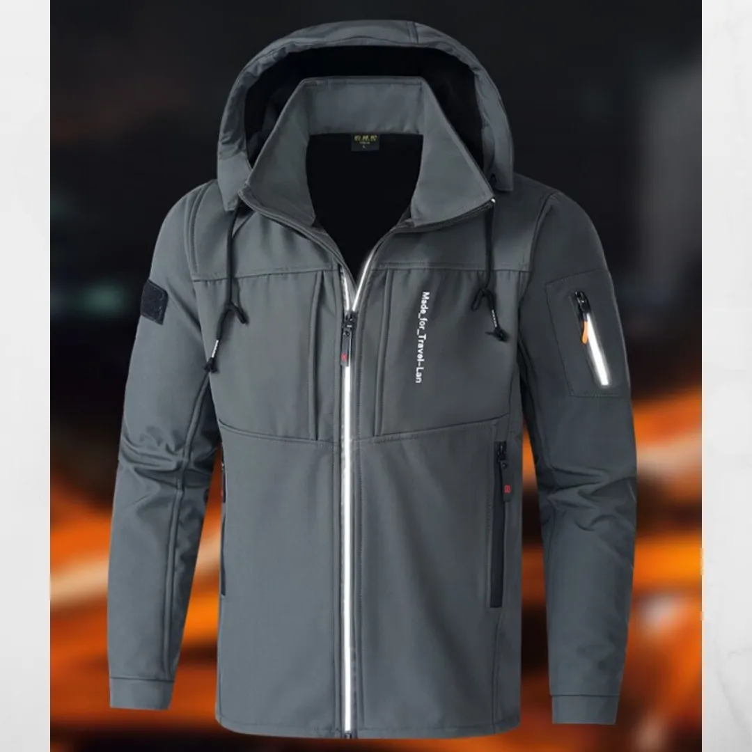Ryan – Men's Winter Outdoor Jacket – Fleece Lining, Waterproof, and Windproof