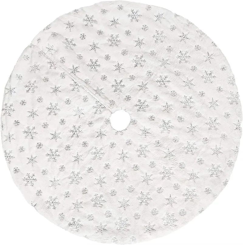 Santa Claus Printed Tree Skirt for Christmas Decor