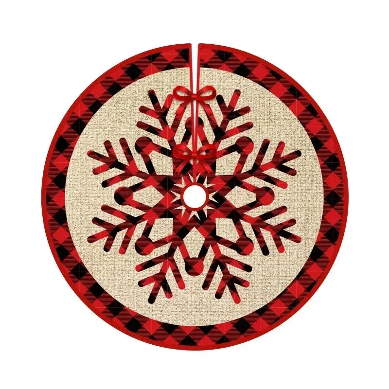 Santa Claus Printed Tree Skirt for Christmas Decor