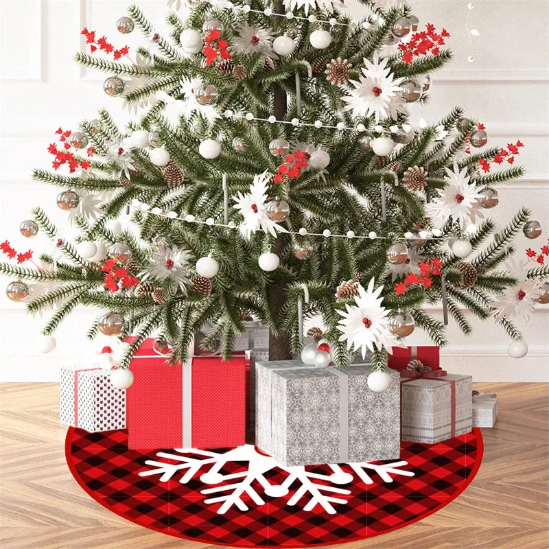Santa Claus Printed Tree Skirt for Christmas Decor