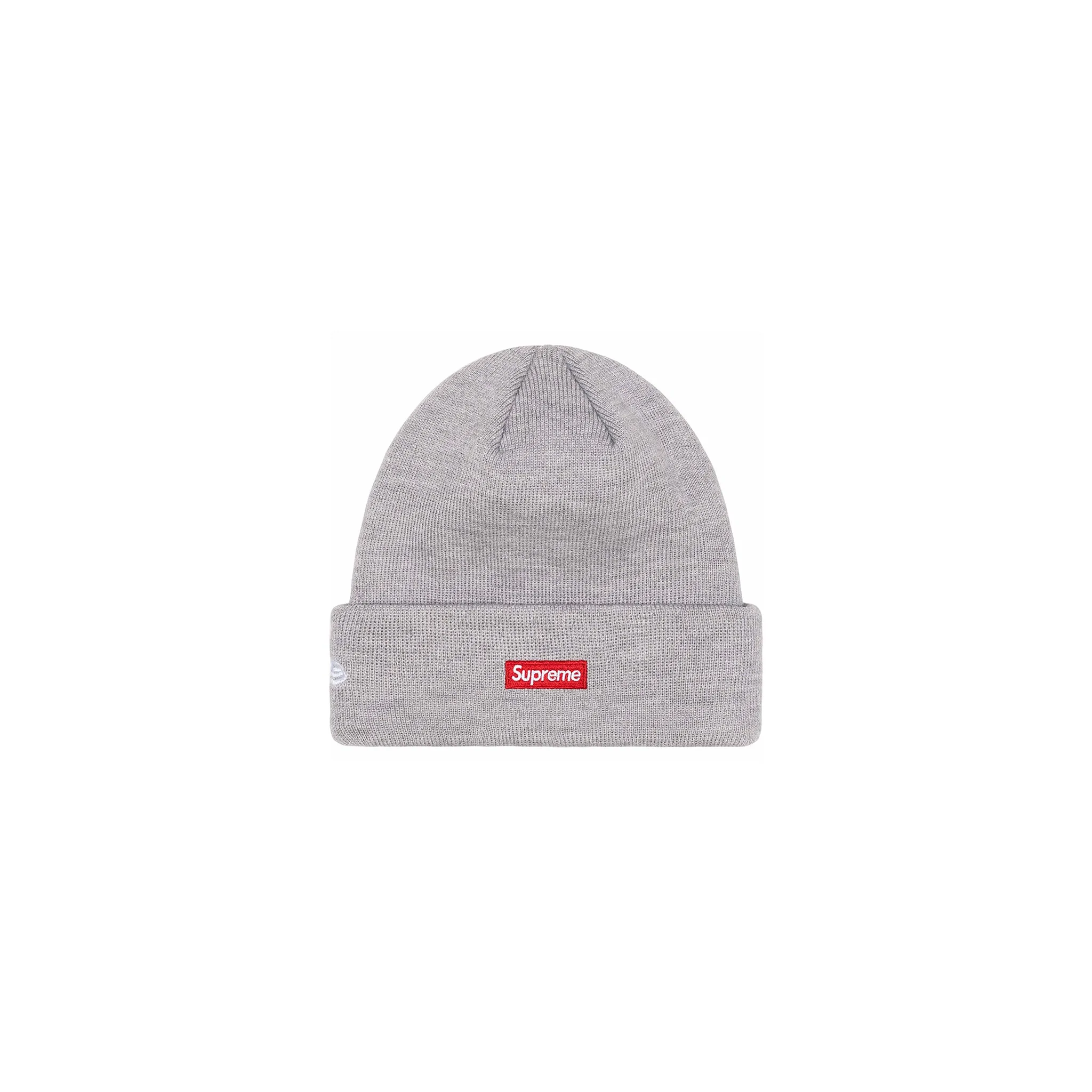 Supreme New Era $ Beanie Heather Grey