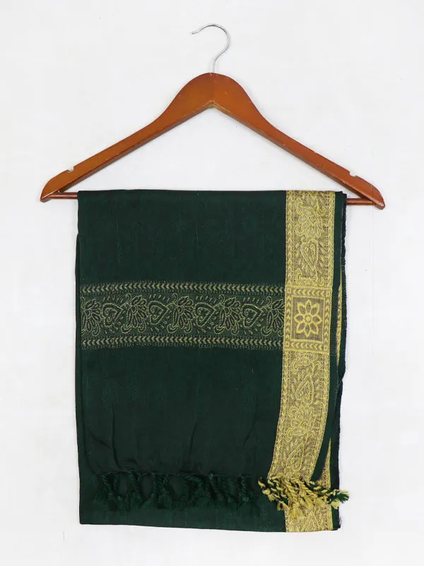 Synthetic Winter Shawl for Women Multicolor