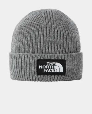 The North Face - TNF Logo Box Cuff Beanie - TNF Medium Grey