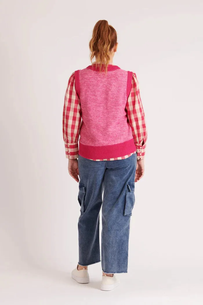 Tonal Knit Vest