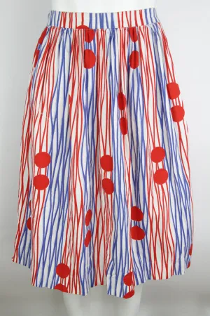 Vintage 50s Pleated Skirt  - S