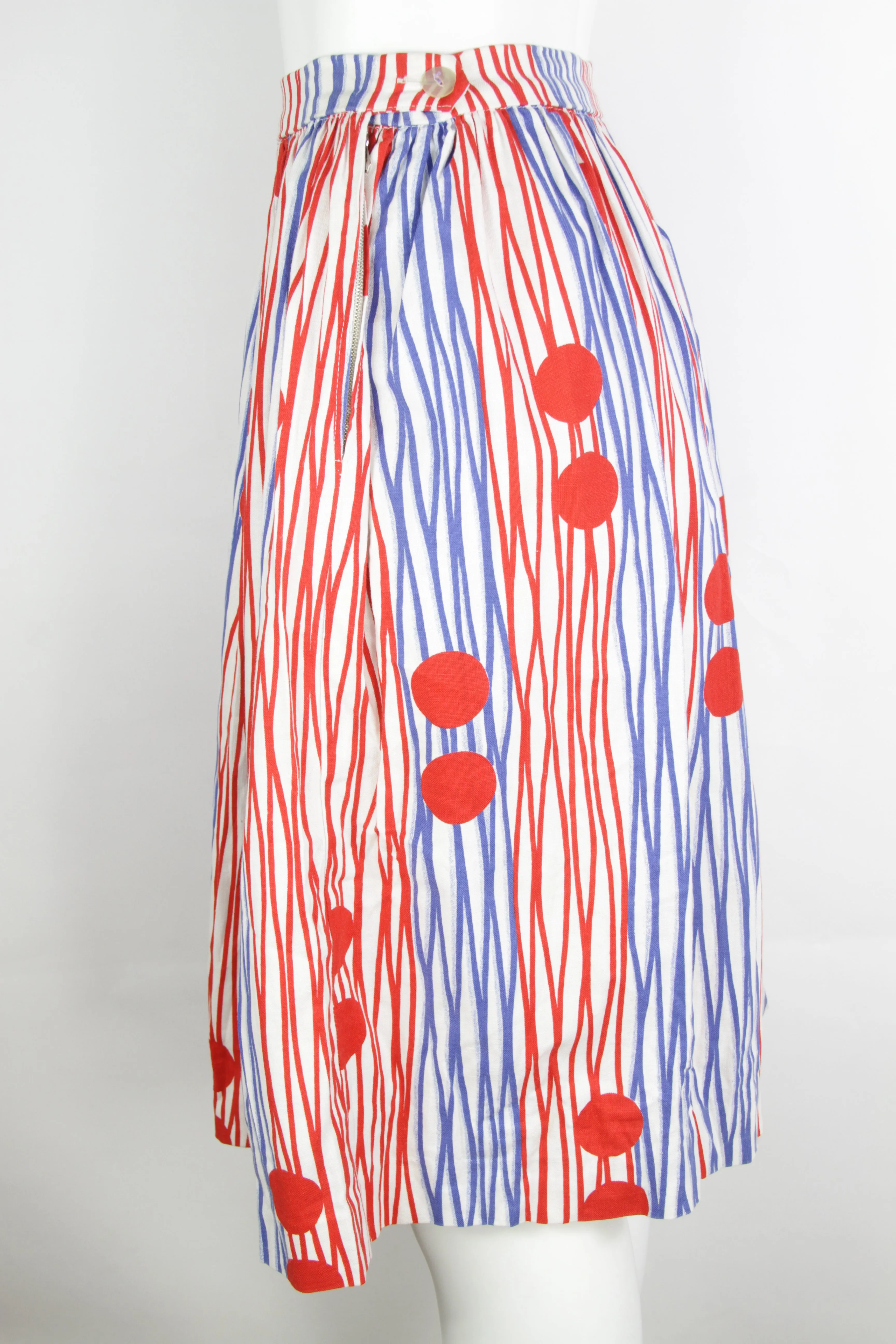 Vintage 50s Pleated Skirt  - S